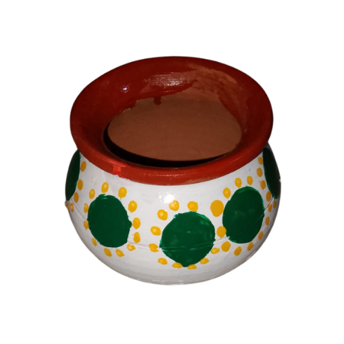 Featured handcrafted natural stone pot